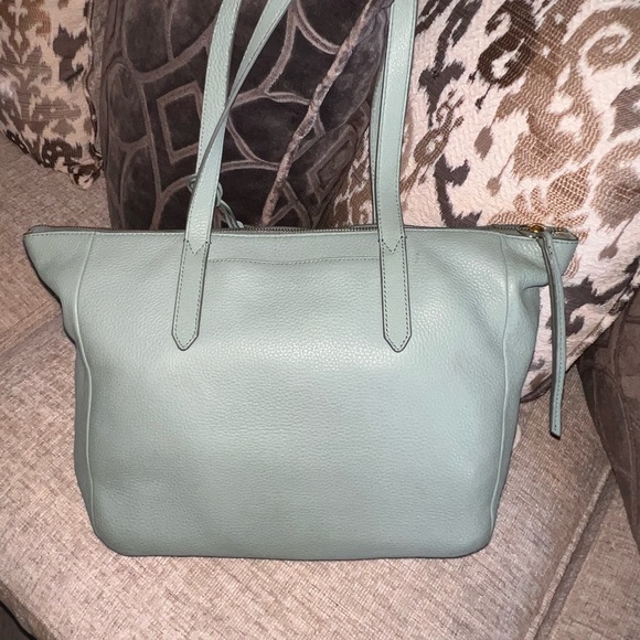 Leather Fossil Sydney Tote - Picture 3 of 8